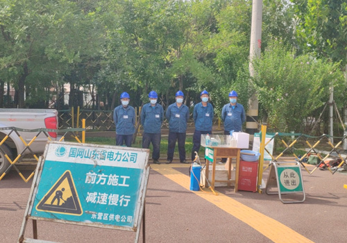 青島蔚然公司（蔚來汽車）充電站項(xiàng)目施工現(xiàn)場(chǎng)